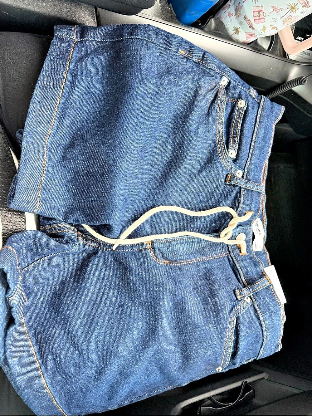 Sonoma Mid-Rise Shorts Denim Jean Shorts Blue Size 10